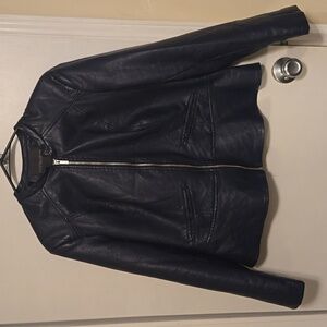 Large navy blue jacket
